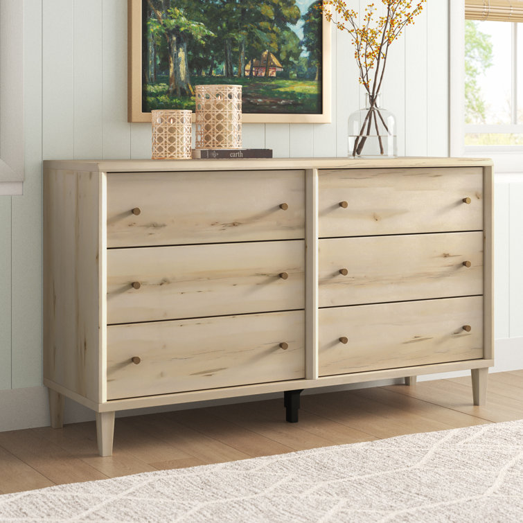 Harry Willow Place 6 Drawer 59.05" W Double Dresser