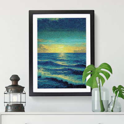 Seascape Mosaic - Single Picture Frame Painting