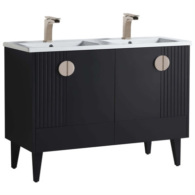 Ensemble de meuble-lavabo double 47 po Saimah