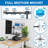 Mount-It! Height Adjustable Sit Stand Workstation, Standing Desk Converter with Dual Monitor Mount