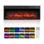 Foyer électrique encastré de 36 pouces avec couleurs et luminosité de flamme réglables-352273114