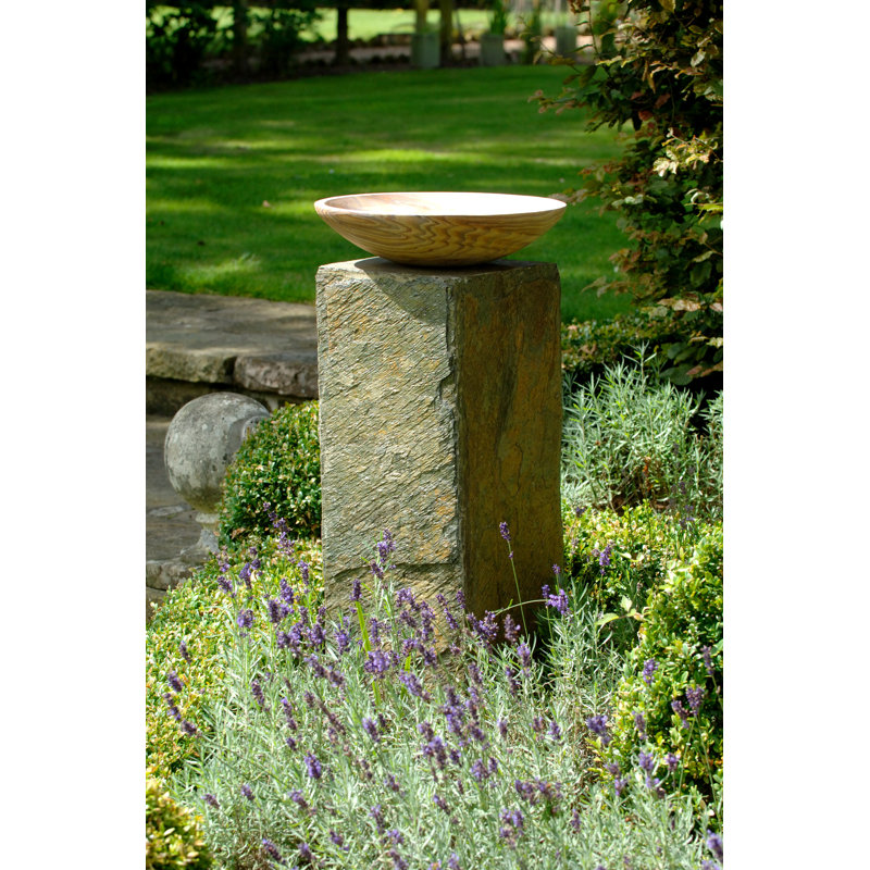 Geoff Natural Stone Birdbath