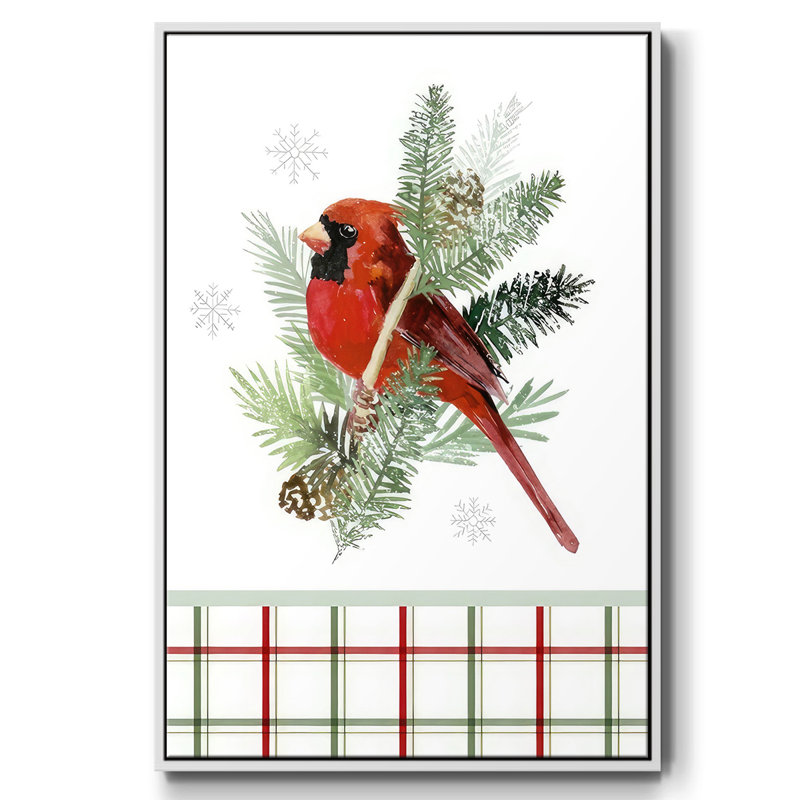 Winter Winter Collection B, reproduction sur toile, H 25 po x l 17 po x P 1,5 po, Cadre flottant blanc