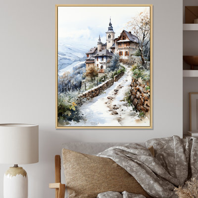 " Vineyard Winter Scenery III "