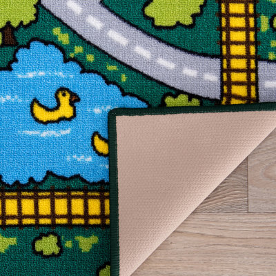 Tapis vert antidérapant Jeroma