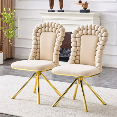 Chaises de salle à manger rembourrées Modern