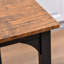 Ensemble de table de bar à hauteur de comptoir, ensemble de table de cuisine carrée et chaises avec repose-pieds, pieds en métal, ensemble de table de salle à manger industriel
