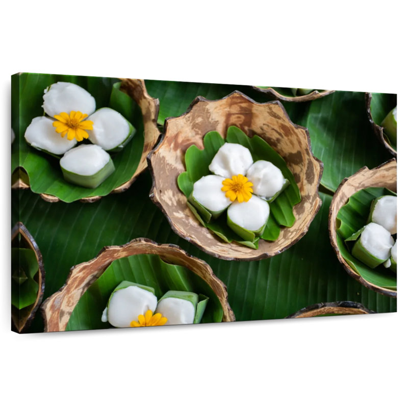 Dessert thaïlandais à la noix de coco, H 16 po x l 24 po