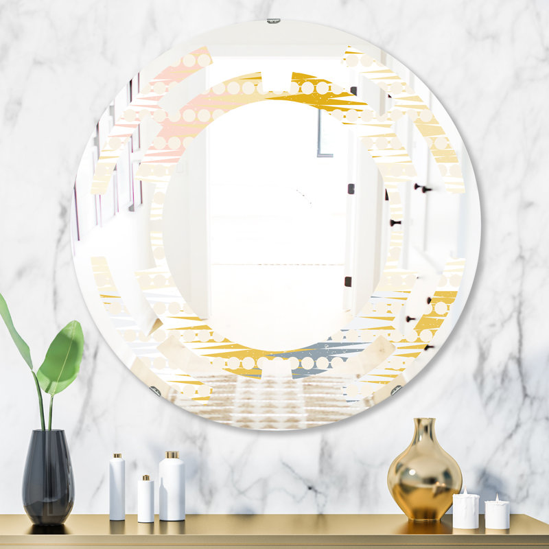 Miroir mural Wave, H 31,5 po x l po