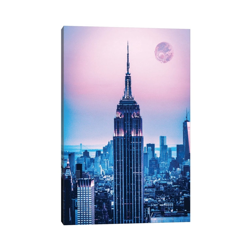 London 2077 by Gab Fernando - Wrapped Canvas Gallery-Wrapped Canvas Giclée, 20.32 cm H x 30.48 cm W