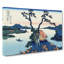 A View of Mount Fuji Across Lake Suwa by Katsushika Hokusai - Wrapped Canvas-55368115