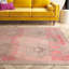 Ayla Machine Washable Performance Pink Rug-1428212593