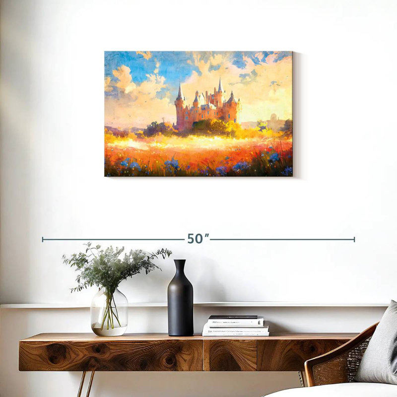 Ashelle Dreamy Castle Blooms, H 20 po x l 30 po
