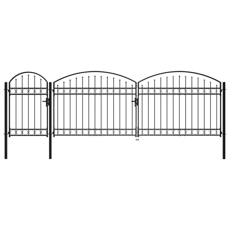 Woodby 505 cm W Gate Fencing, 505cm W x 200cm H