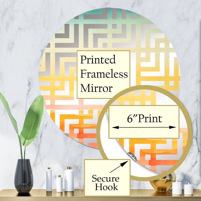 Circle Mirror, 31.4" x 31.4"