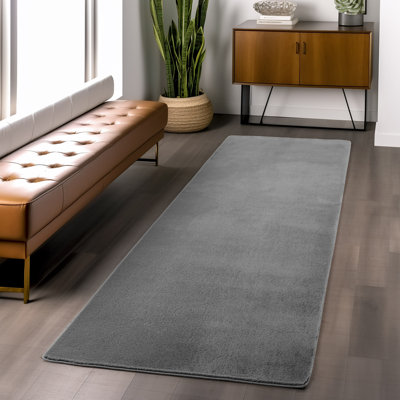Solid Colour Knitted Area Rug