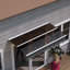 Auvent de 59 po de largeur - 34 po de profondeur en alliage de polycarbonate et d'aluminium pour maison en bois 59 x 34 avec auvent support mural stable Upf80 +