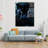 Black Panther Tempered Glass Art