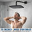 Wall Mount Thermostatic Shower Faucet Set, 16"+ 8"rainfall Shower System, Push Button Diverter For Easy Control