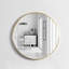 Baum Nordic Round Bathroom Framed Mirror Wall Hanging-529887373-529887370
