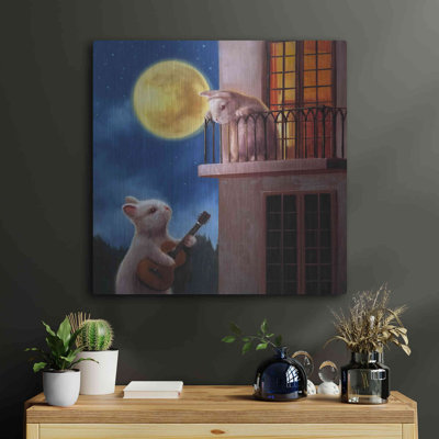 «Moonlight Serenade» par Lucia Heffernan sur métal