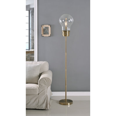 Edison Floor Lamp - Antique Brass