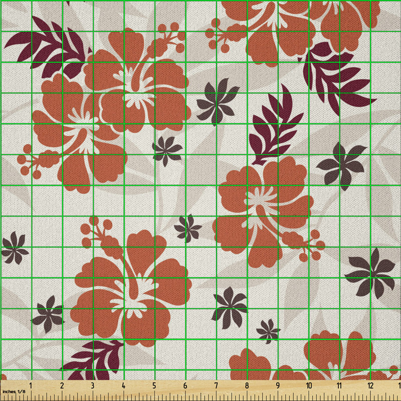 Darshanna Hibiscus Multi-Purpose Fabric