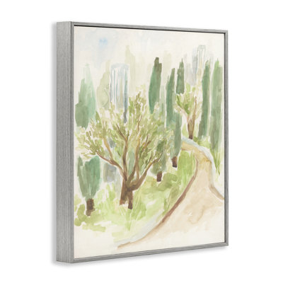  Abstract Road with Trees Framed Giclee Art by June Erica Vess