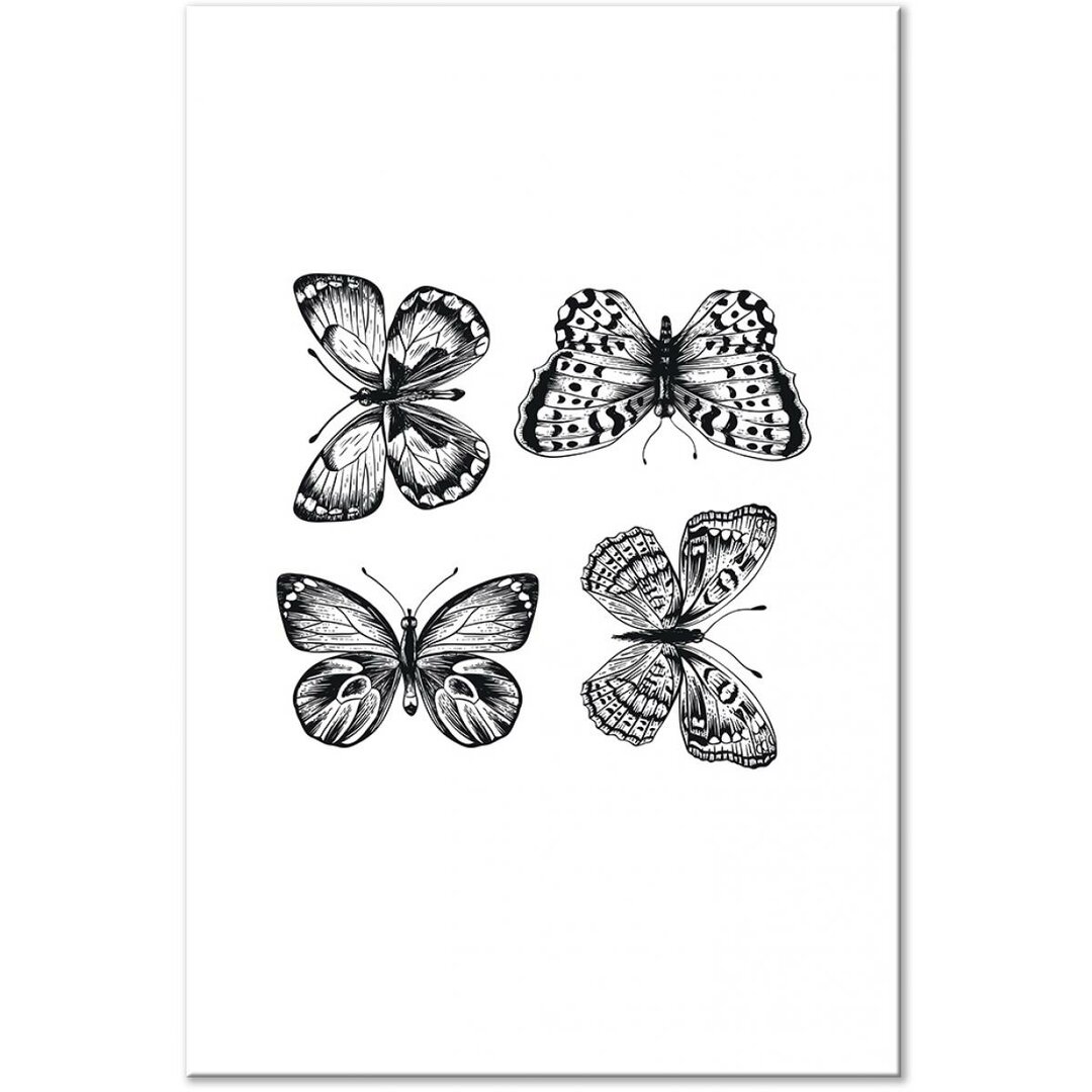 Leinwandbild Four Butterflies