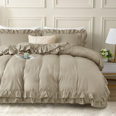No Pattern Duvet Cover Set