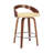 Sonia Counter Height Or Bar Height Swivel Upholstered Stool In Wood Finish -  Set -212361944-212361937-212361935
