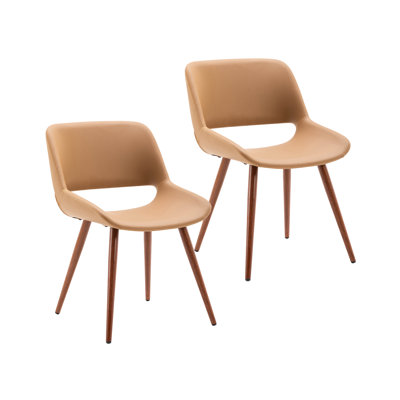 Shane Faux Leather Mid-Century Dining Chair