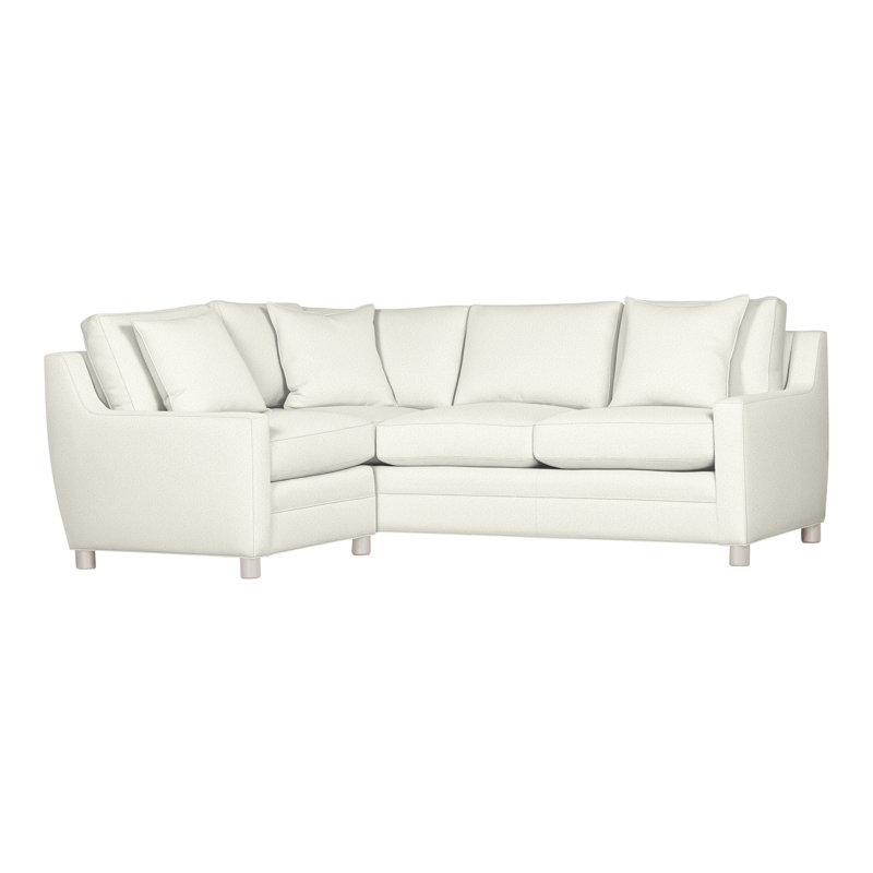 American Bungalow 2-Piece Fairgrove Sectional, Kenworth Pearl, Casa Blanca