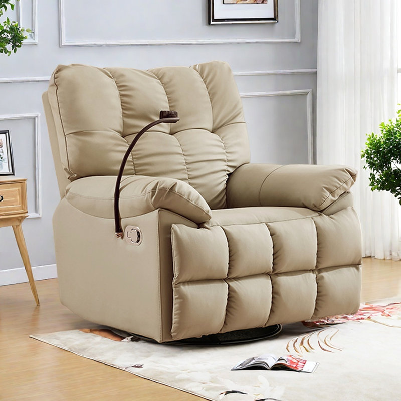Fauteuil inclinable pivotant multifonctionnel pour canapé simple, Café