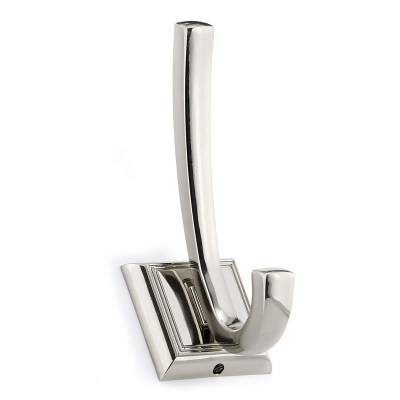Transitional Metal Wall Hook, Nickel