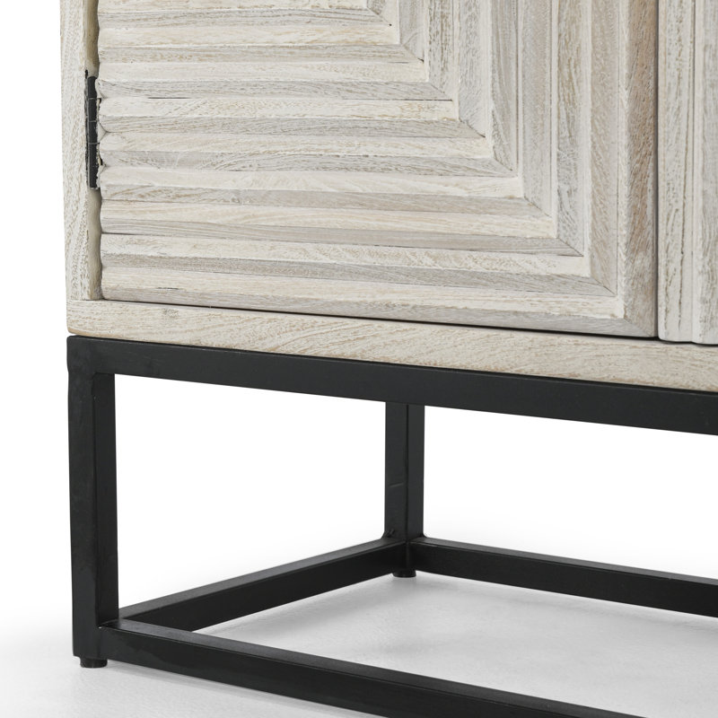 Flint 108'' W Solid Wood Credenza