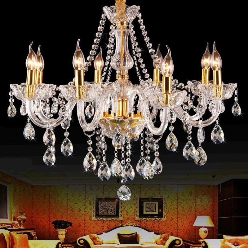 Ankeny Crystal Chandelier, 60cm H x 70cm W x 70cm D