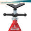 28-52 in Pipe Stand - Heavy Duty V-Head, Adjustable Construction, Folding & Portable Design-131380177
