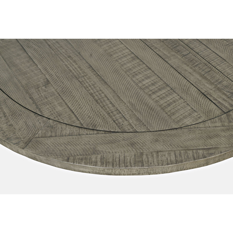 Ensemble de salle à manger extensible en bois de pin massif Verdonna, 5 pièces: table, 4 chaises