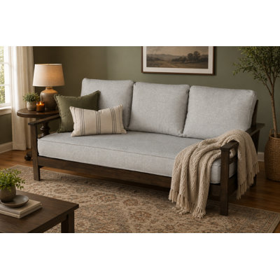 Pendleton Wood Frame Studio Sofa