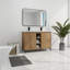Meuble-lavabo autoportant 48 po avec lavabo double, charnière de porte à fermeture douce