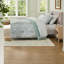 -Piece Bedding Sets, King Polyester, Modern Green Marble Stripe for Home