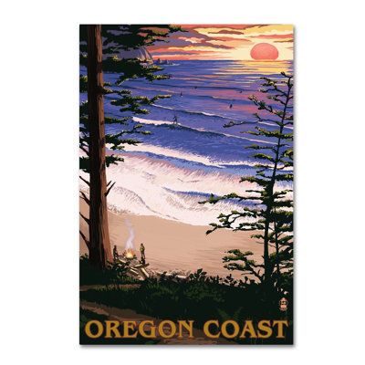 «Kadey Travel Poster 37», reproduction d'impression sur toile