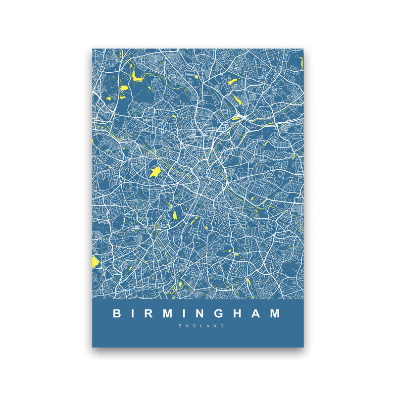 Birmingham II - Print, Wrapped Canvas, 59cm H x 42cm W x 1cm D