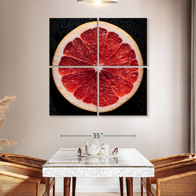Yarlin Grapefruit, 45" H x 45" W