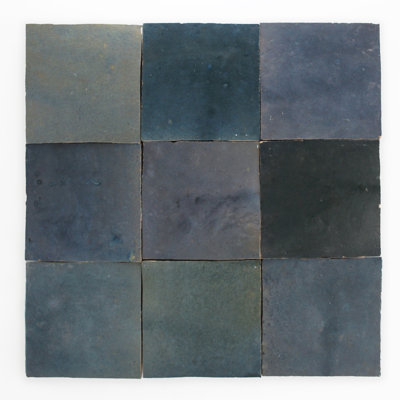 Carreau de céramique 4 po x 4 po Moroccan Zellige