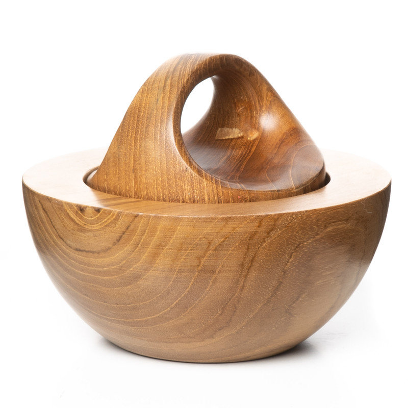 Wood Mortar And Pestle Set