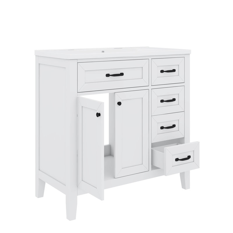 Ensemble de meuble-lavabo 36 po avec lavabo 36 po, Blanc
