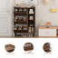 Armoire de rangement pour chaussures 27 paires avec tablettes