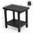 Armin 18" Modern Black Acacia Wood Shower Stool with Storage Shelf, Heavy Duty Slatted Bath Spa Bench for Bathroom, Shower & Entryway-400253683